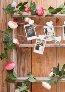 guirlande pivoine, guirlande fleurs, guirlande feuilles, fleurs artificielles