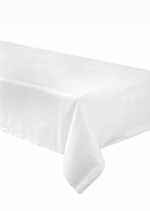 NAPPE-BLANCHE-PAPIER-230495, Vaisselle Blanche, Nappe en Papier Doublé