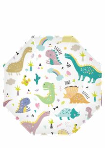 assiettes anniversaire thème disnosaure, assiettes dinosaure, Assiettes Anniversaire Thème Dinosaure –  23 cm