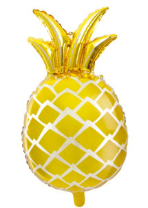 ballon ananas, ballon hélium, ballon aluminium, ballon tropical