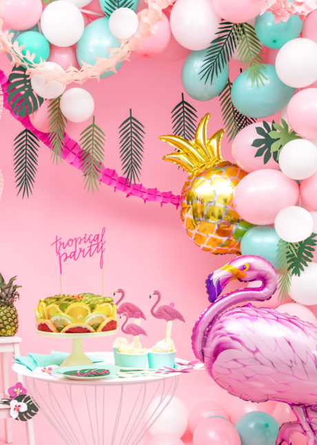 ballon ananas, ballon hélium, ballon aluminium, ballon tropical, Ballon Ananas Tropical, en Aluminium