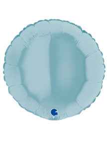 ballon bleu pastel, ballon hélium, ballon aluminium