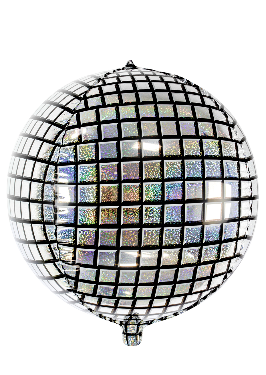 22 Inch Deco Disco Ballons Dorés Argent Ballon En Aluminium Disco