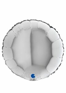 ballon argent aluminium, ballon hélium, Ballon Rond Argent en Aluminium