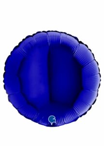 ballon bleu aluminium, ballon hélium, ballon rond, Ballon Rond Bleu Marine en Aluminium