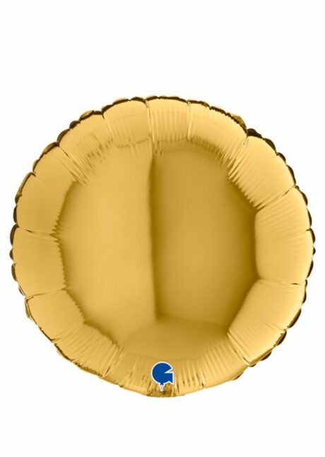 ballon doré, ballon hélium, ballon aluminium, Ballon Rond Doré en Aluminium