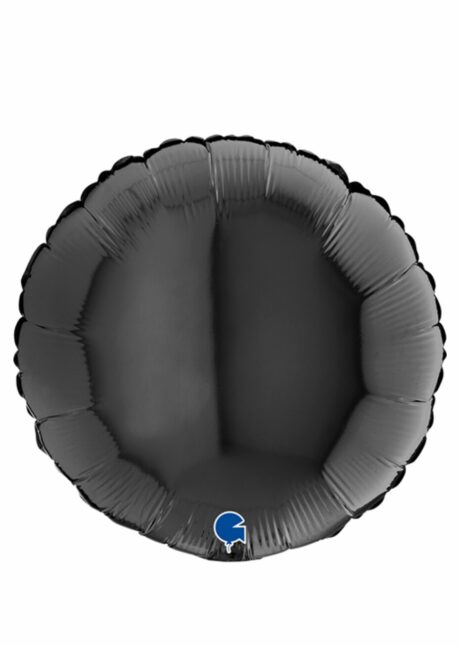 BALLON ROND NOIR, Ballon Rond Noir en Aluminium