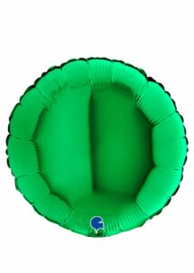 ballon vert aluminium, ballon hélium, ballon mylar, Ballon Rond Vert Prairie en Aluminium