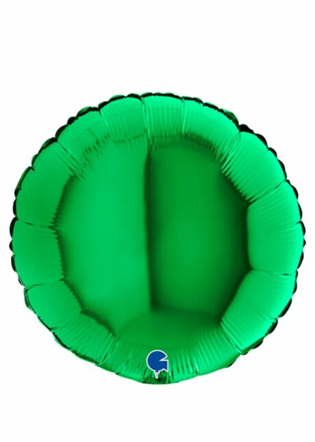 ballon vert aluminium, ballon hélium, ballon mylar, Ballon Rond Vert Prairie en Aluminium