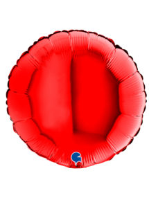 ballon rouge, ballon hélium, ballon aluminium, Ballon Rond Rouge, en Aluminium