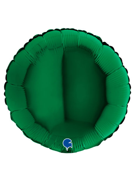 ballon vert foncé, ballon hélium, vert sapin, Ballon Rond Vert Foncé, en Aluminium