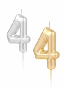 BOUGIE CHIFFRE 4, bougie chiffre 4 anniversaire, bougie chiffre 4 ans