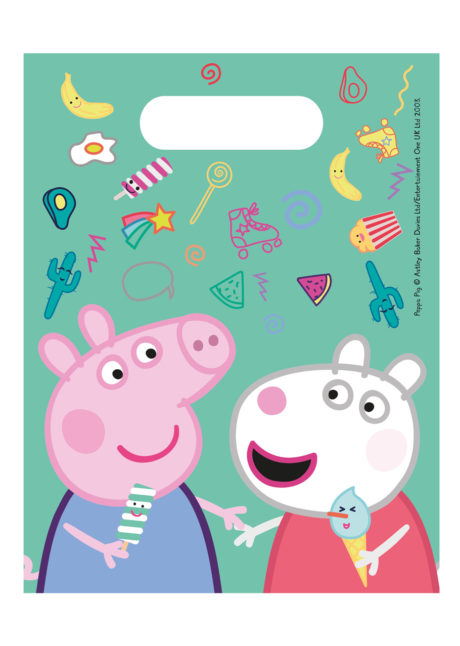 sachets cadeaux Peppa pig, sacs bonbons anniversaires enfants, sachets surprise anniversaires enfants, Sachets Cadeaux Peppa Pig