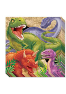 serviettes en papier, serviettes dinosaures, serviettes jetables anniversaires dinosaure, Vaisselle Dinosaures, Dino Blast, Serviettes