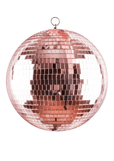 BOULE MIROIR 24'' rose, Décors disco