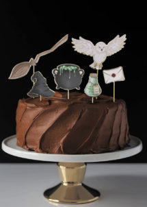 décorations gâteaux sorcier, cake topper Harry Potter