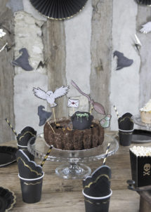 décorations gâteaux sorcier, cake topper Harry Potter