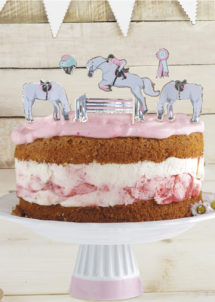 décorations gâteau, cake topper, décorations gâteaux anniversaire fille, décorations cheval