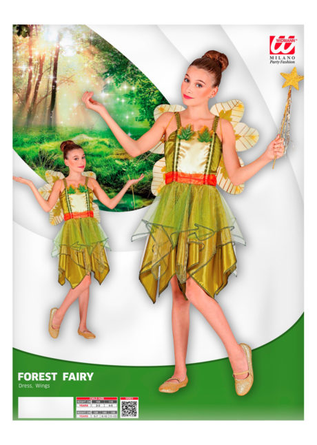 Déguisement de Fée de la Foret, Fille - Aux Feux de la Fête - Paris