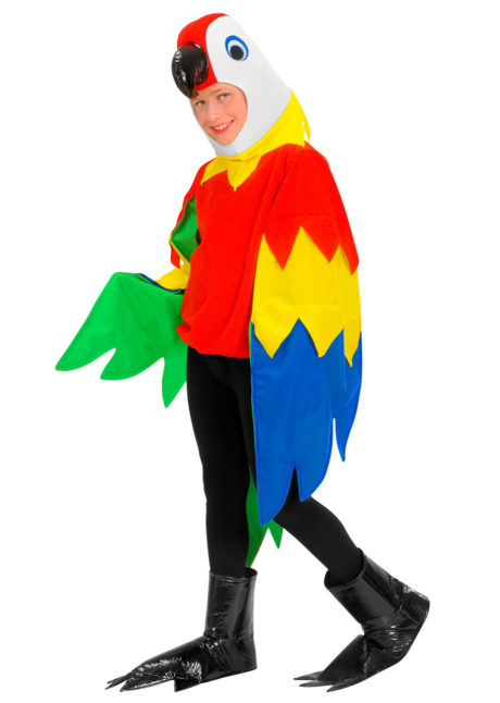 déguisement de perroquet, costume perroquet enfants, déguisement perroquet garçon, déguisement oiseau enfant, costume animal, déguisement animal enfant, Déguisement de Perroquet, Garçon et Fille