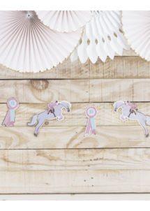 guirlande cheval, guirlande anniversaire cheval, guirlande fille