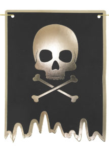 guirlande pirates, guirlande fanions pirates, guirlande décoration pirate