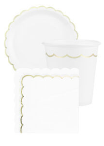 serviettes blanches en papier, jolies serviettes en papier