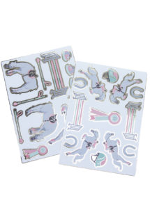 stickers cheval, autocollants cheval, stickers enfants