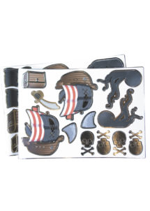stickers pirates, autocollants pirates, stickers enfants