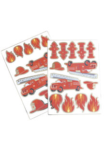 stickers pompiers, autocollants pompiers, stickers pour enfants