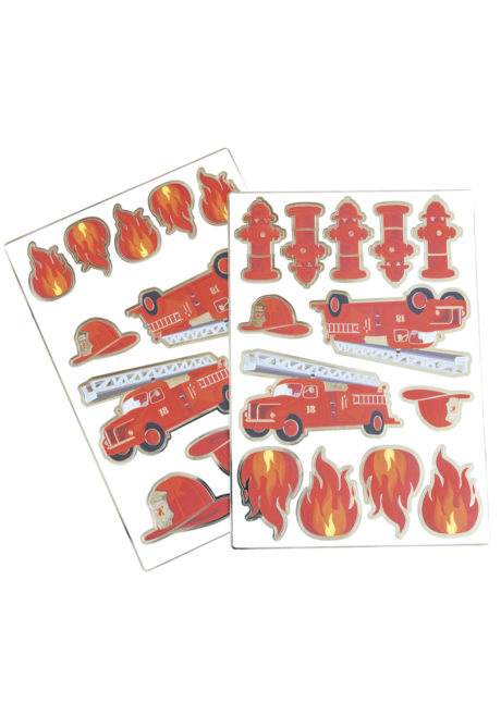 stickers pompiers, autocollants pompiers, stickers pour enfants, Stickers Pompiers, Autocollants