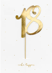 cake topper, décorations gateau, déco pour gâteau 18 ans