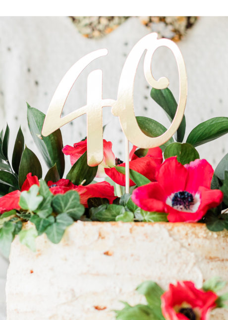 Bougies de 40 ans rose doré pour gâteau fête d'anniversaire, Décorations  de bougies de vœux anniversaire, Gâteau 40 cm