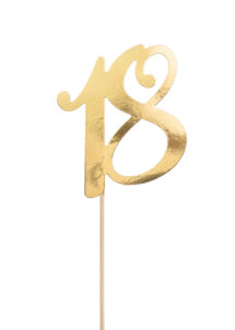 cake topper, décorations gateau, déco pour gâteau 18 ans