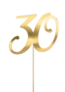 cake topper, décorations gateau, déco pour gâteau 30 ans