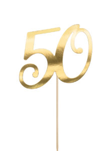 cake topper, décorations gateau, déco pour gâteau 50 ans
