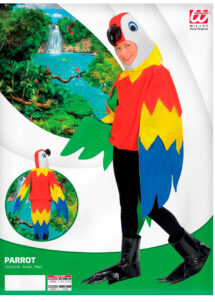 déguisement de perroquet, costume perroquet enfants, déguisement perroquet garçon, déguisement oiseau enfant, costume animal, déguisement animal enfant