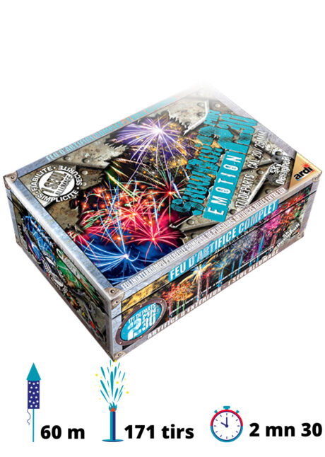 FEU D'ARTIFICE PORTABLE® DE PROXIMITÉ 2MN