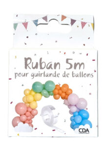 guirlande pour arche de ballons, guirlande de ballons diy