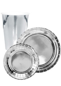 VAISSELLE-JETABLE-ARGENT