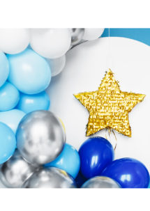 arche de ballons, ballons bleus, guirlande de ballons, arche décorations ballons, ballons babyshower
