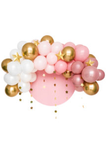 arche de ballons, ballons bleus, guirlande de ballons, arche décorations ballons, ballons babyshower