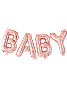 ballon baby shower, ballon baby shower, ballon naissance, Guirlande de Ballons Baby Shower, Baby, Rose Gold