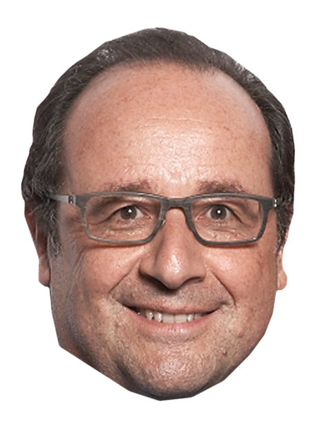 masque François hollande, masque politique, masques célébrités, Masque François Hollande