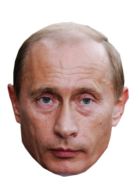 masque Poutine, masque Vladimir Poutine, masques politiques, masques célébrités, masques carton, Masque Vladimir Poutine