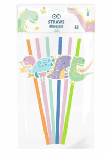 PAILLES ANNIVERSAIRE DINOSAURE, pailles anniversaire enfant