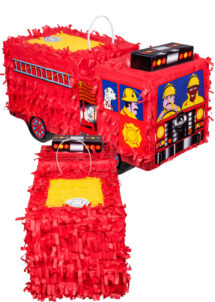 pinata pour anniversaire, pinata camion de pompier, pinata mexicaine, piniata anniversaire garçon