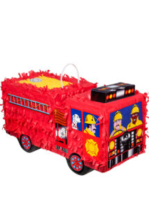pinata pour anniversaire, pinata camion de pompier, pinata mexicaine, piniata anniversaire garçon
