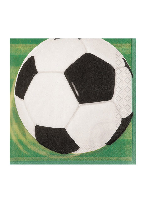 SERVIETTES-THEME-FOOT-27302, Vaisselle Foot, Serviettes Ballon et Pelouse