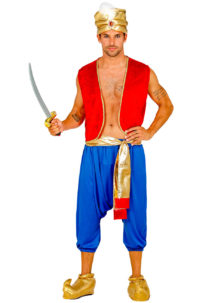 déguisement oriental, déguisement sultan oriental homme, déguisement génie oriental homme, déguisement Aladin, costume d'Aladin homme